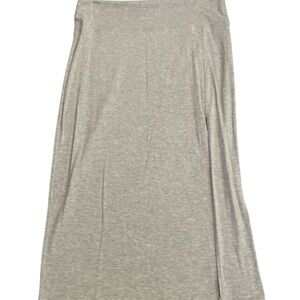 Babaton Light Gray Maxi Skirt